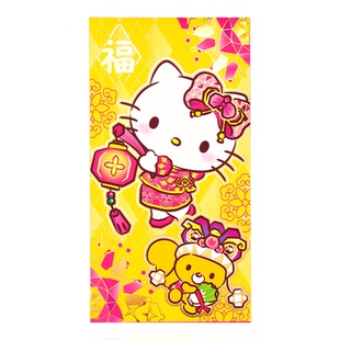 2026香港三丽鸥kitty库洛米双子星大口仔烫金新年红包利是封 正版