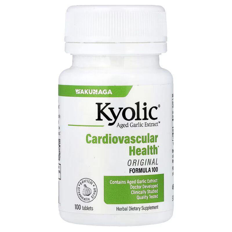 美国Kyolic 陈蒜提取物 cardiovascular 心血管健康 配方100