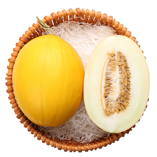 海南金美人蜜瓜当季新鲜水果软糯黄皮哈密瓜一整箱礼盒装顺丰包邮