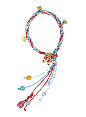 唐富贵福时盘手串潮灯记马年手链