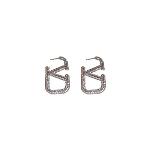 新款蛮好的胡曼黎同款耳环夸张银针大气流行轻奢防过敏夸张耳饰女