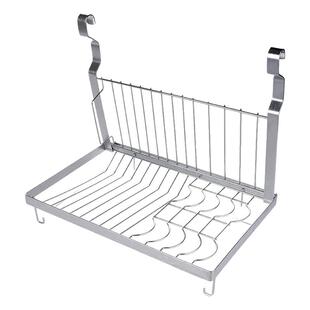 免打孔304不锈钢厨房置物架壁挂式调味料碗盘收纳架挂件刀筷挂架