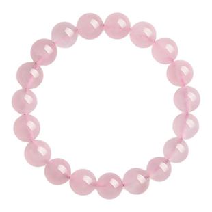 【普陀山直发】粉水晶招桃花手链女款天然轻奢粉晶转运珠手串男士