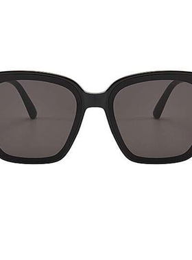 三点网红墨镜男女方形圆脸太阳眼镜