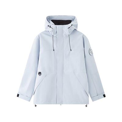 三福户外工装风外套女2026新款春季宽松连帽多巴胺上衣女装521212