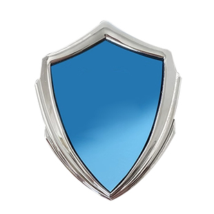 适用壹酷GT-1/G10/G3/G5/M16/星穹/宗狮3D立体全金属盾牌装饰贴标