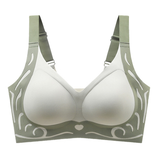 运动防震内衣女高强度不跑杯大胸显小胸收副乳防下垂U型美背文胸