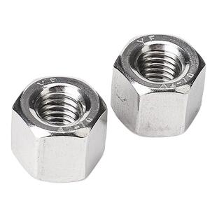 201不锈钢加厚螺母加长螺帽GB55GB6175 M4M5M6M8M10M12M20