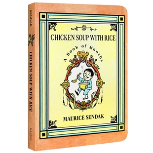 鸡汤拌饭 英文原版绘本 Chicken Soup With Rice: A Book of Months 月份认知 韵文短诗 廖彩杏书单 英文版进口正版纸板书
