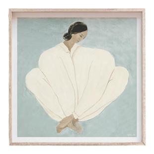 北欧都市系列家居墙面装饰瑞典设计师手绘挂画卧室书房样板房软装