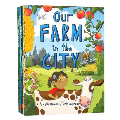 【自营】加拿大DC幼少儿英文原版绘本 Our Farm in the City/Counting Sheep/Recess in the Dark/Hide and Seek/My Lunch Box