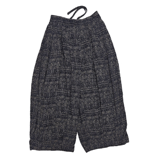 无色无味【有趣主义】休闲裤宽松慵懒风女款长裤复古民族风花苞裤