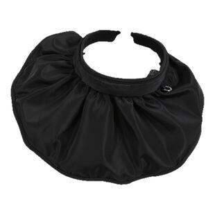 夏季室外防晒帽子贝壳帽女防紫外线空顶可折叠发箍遮阳帽加大帽檐