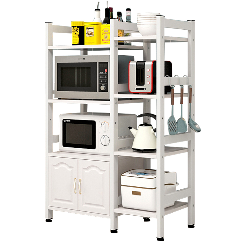 微波炉置物架落地多层调料架锅架储物架子烤箱厨房柜子碗碟收纳架