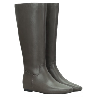 fed粗跟骑士靴冬季新款女靴时尚长靴气质高筒靴女款S1222-DD0277