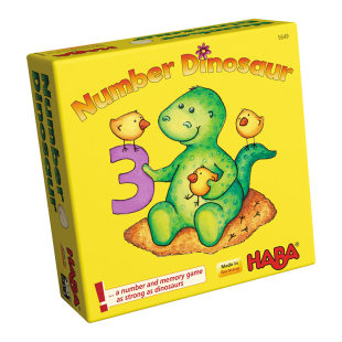 HABA儿童桌游数字小恐龙4928宝宝数数幼儿园早教启蒙5649玩具3岁4