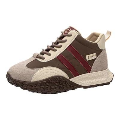 秋冬休闲女士运动板鞋大码厚底