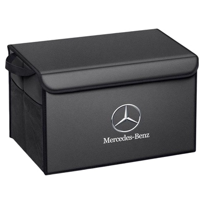 适用于奔驰C级C300L汽车E级后备箱收纳箱GLC车载整理箱S级储物盒