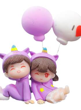 新款车载摆件可爱中控台装饰品