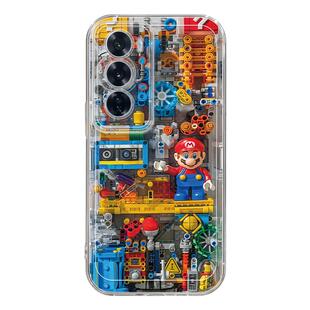 适用opporeno13手机壳女款reno12pro+保护套11全包9pro硅胶8防摔oppo reno7se透明软壳6por卡通玩偶5积木外壳