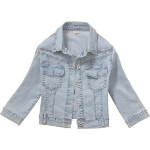 软牛仔外套薄款女夏七分袖百搭短款防晒衣配裙子的上衣超薄中袖潮