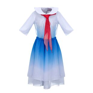 飘扬的红领巾儿童舞蹈服合唱服演出服儿童舞蹈裙女少儿舞蹈表演服