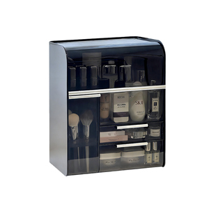 化妆品收纳盒桌面置物架高级防尘护肤品大容量抽屉式梳妆台整理盒