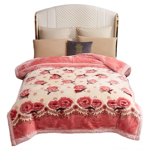 冬季加厚拉舍尔毛毯盖毯不掉毛