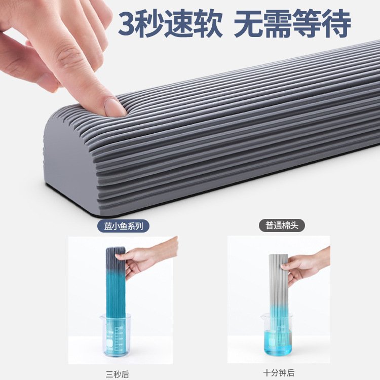 免手洗拖把2024新款净大吸水挤棉胶懒人干湿家用号一拖水海绵拖地