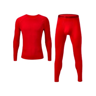 【新年大礼包】霞湖世家过年红色德绒保暖内衣套装袜子内裤礼盒