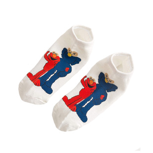 卡通搞怪搞笑袜子ins网红潮牌韩版可爱男女浅口纯棉低帮短袜船袜