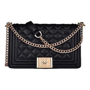 HR赫莲娜女包2026年春节新款菱格链条包包小众高级感单肩斜挎女包