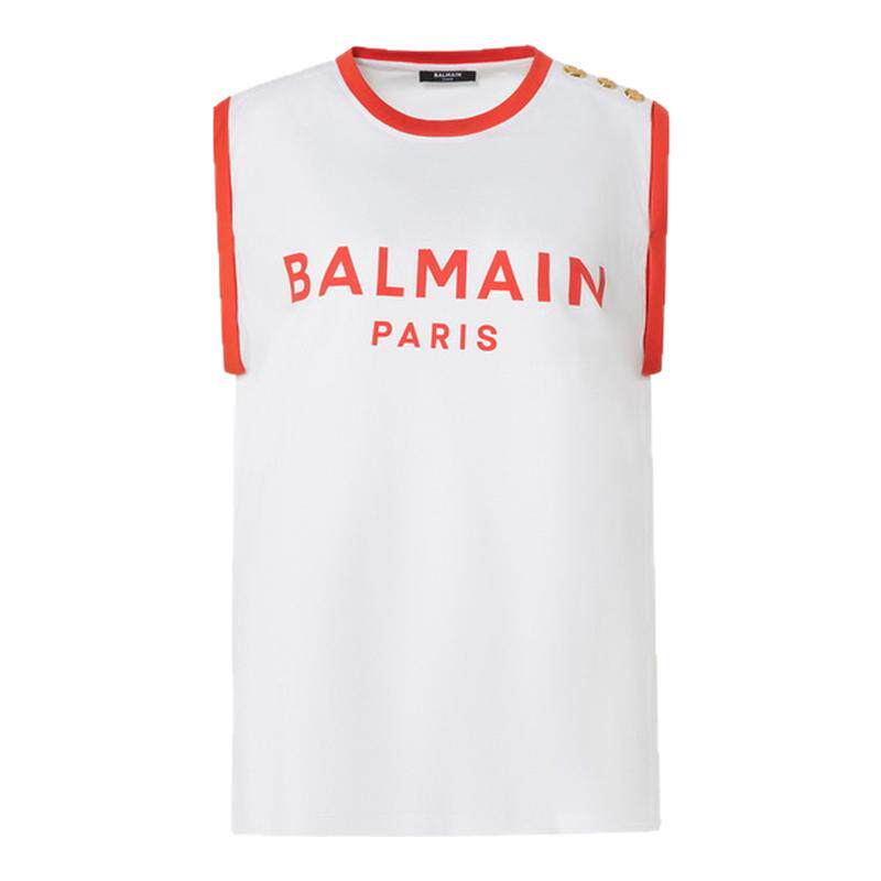 BALMAIN休闲个性无袖背心T恤衫