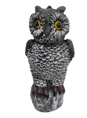 鸟神器园林摆件老鼠别墅猫头鹰