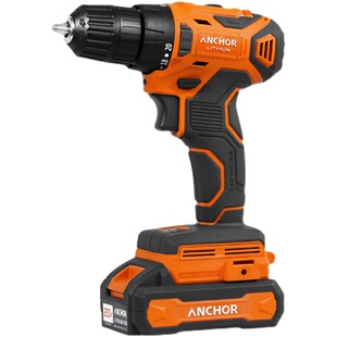 铁锚充电锂电手电钻手枪钻手持电动螺丝刀起子多功能家用变速手钻