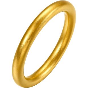 周六福黄金戒指男女古法实心足金计价情侣对戒婚嫁三金新年礼物
