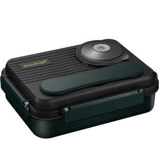 抗菌316不锈钢饭盒上班族304学生便当盒便携餐盘分格食堂打饭专用