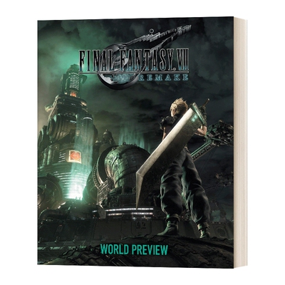 英文原版 Final Fantasy VII Remake World Preview 最终幻想7 重制版 精装艺术集 英文版 进口英语原版书籍