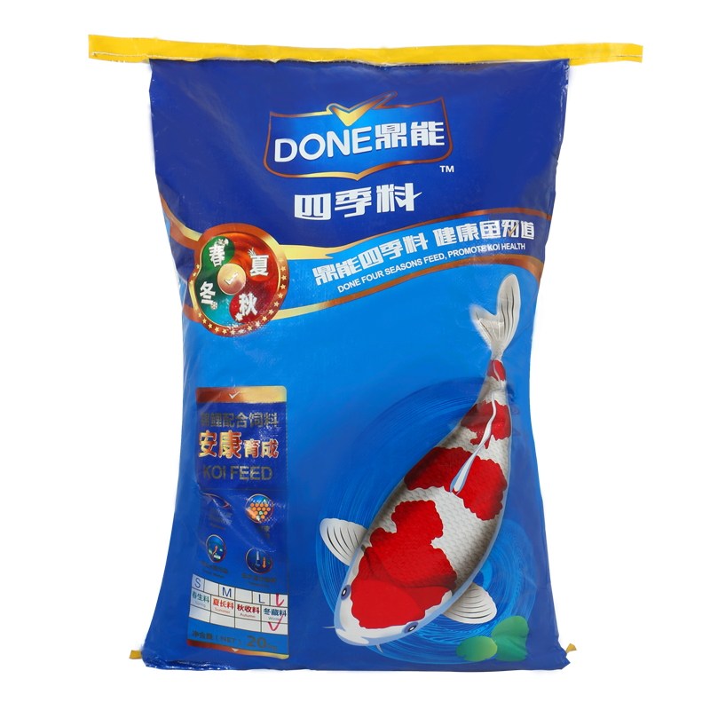 锦鲤金鱼鱼饲料40斤育成