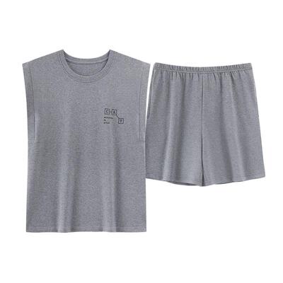 加大女士纯棉背心睡衣