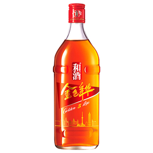 和酒 金色年华整箱上海老酒黄酒5年500ml*12瓶装五年陈13.5度黄酒