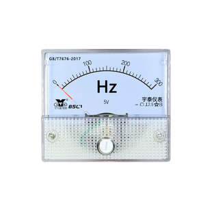 85c1 300hz 5v指针频率表变频器专用300赫兹电压5v直流dc传感器