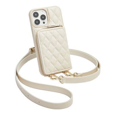 气质名媛女【适用苹果菱格卡包壳