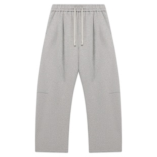 GWIT 分割解构美式高街垂感卫裤春秋潮牌休闲运动裤廓形弯刀裤男