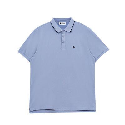 jq区绫致杰克琼斯男装春POLO衫多色可选胸前刺绣基础百搭翻领短袖