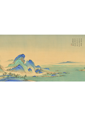 荣宝斋手绘真迹字画中式装饰画