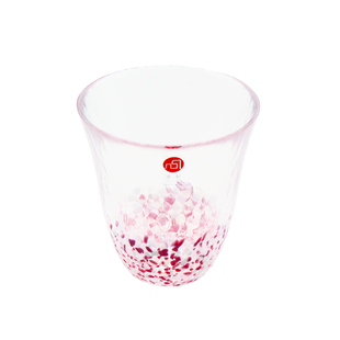 日本aderia津轻樱花玻璃杯水杯手工彩色酒杯春樱情侣对杯结婚礼物
