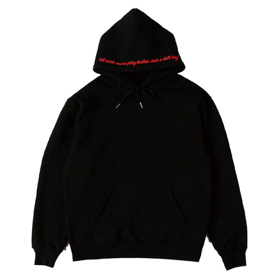 印花图案现货GUILTY闪灵帽衫抽绳