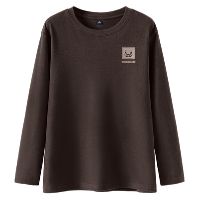 回力德绒打底衫男款秋冬长袖t恤