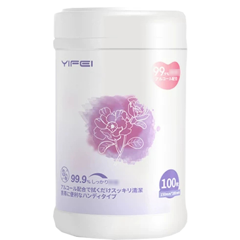 日本亿菲桶装多用途除菌消毒湿巾
